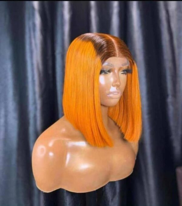 10inches Orange  Super Double Drawn Bone Straight